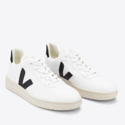 Veja V-10 Leather Trainers -Vans Shoes Shop 14231873 1085030658642201