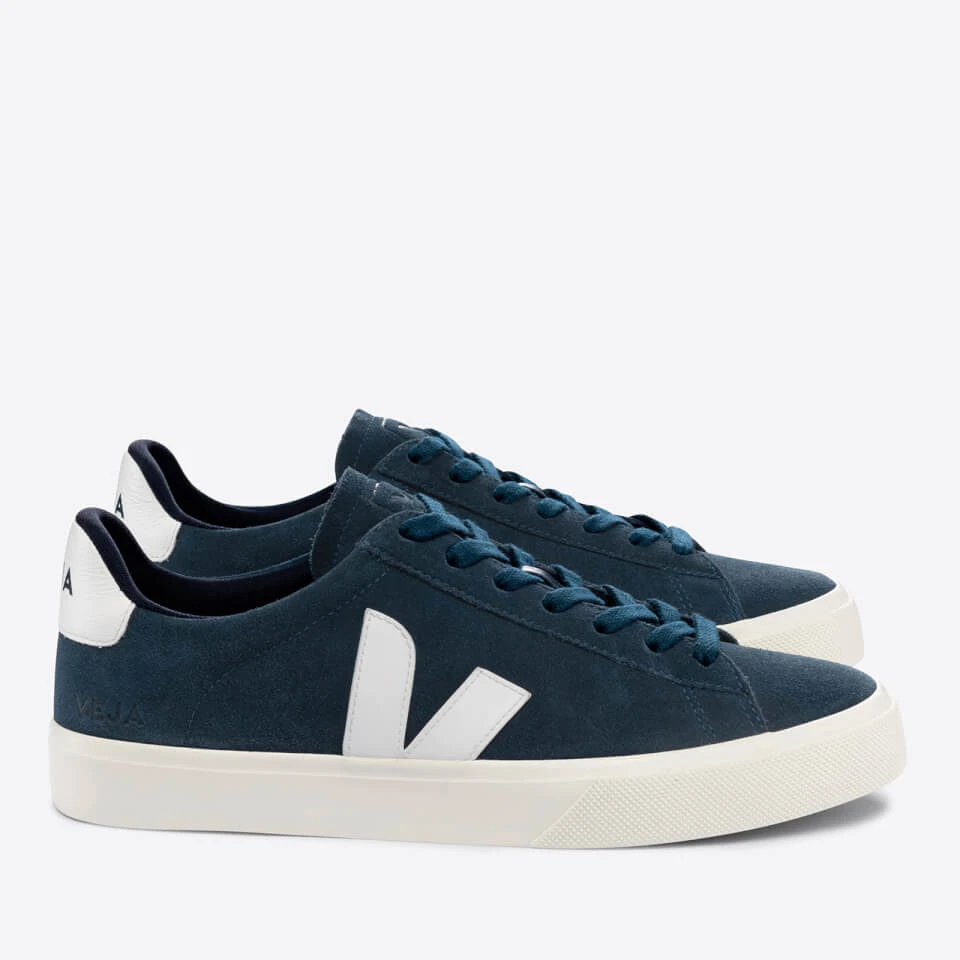 Veja Campo Logo-Appliquéd Suede Trainers 1 Veja Campo Logo-Appliquéd Suede Trainers