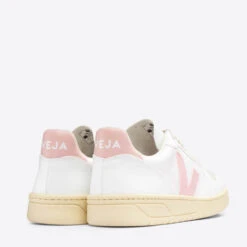 Veja Women’s V-10 Faux Leather And Suede Trainers -Vans Shoes Shop 14232217 5095029386593232