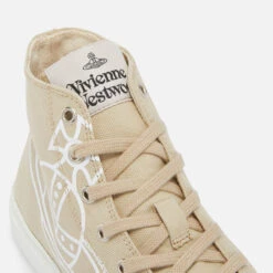 Vivienne Westwood Men’s Canvas Hi-Top Trainers -Vans Shoes Shop 14232813 1405035383588834