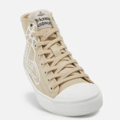 Vivienne Westwood Women’s Canvas Hi-Top Trainers -Vans Shoes Shop 14232845 1835035384325811