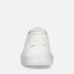 Steve Madden Catcher Faux Leather Trainers -Vans Shoes Shop 14235986 1945031687063525