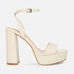 Steve Madden Lessa Faux Leather Platform Sandals