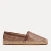Coach Women’s Collins Leather-Trimmed Coated Canvas Espadrilles