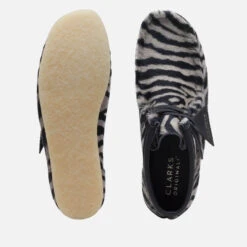Clarks Originals Wallabee Zebra Print Leather Boots -Vans Shoes Shop 14241875 1285037137806272