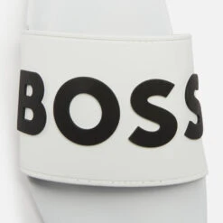 Boss Kirk Men's Rubber Slide Sandals -Vans Shoes Shop 14244563 1635041579092858