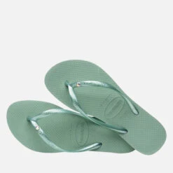 Havaianas Slim Crystal Rubber Flip Flops -Vans Shoes Shop 14248357 1185047559391114