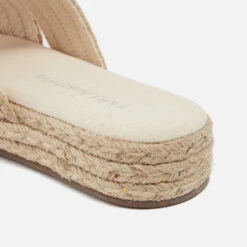 EMU Australia Women's Fern Jute Flatform Slides -Vans Shoes Shop 14264987 2885041609251903