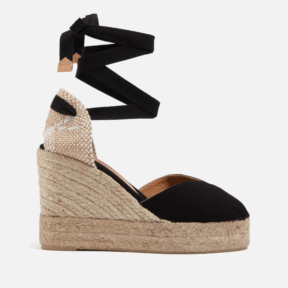Castañer Women's Bilina Cotton-Canvas And Jute Wedged Espadrilles 1 Castañer Women's Bilina Cotton-Canvas And Jute Wedged Espadrilles