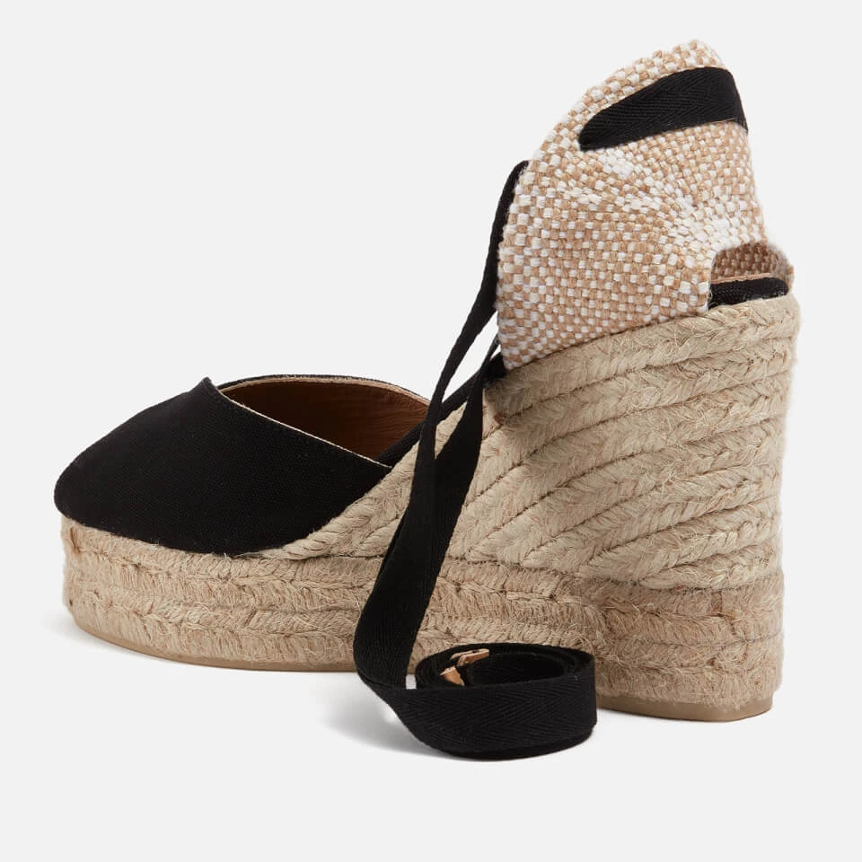 Castañer Women's Bilina Cotton-Canvas And Jute Wedged Espadrilles 2 Castañer Women's Bilina Cotton-Canvas And Jute Wedged Espadrilles - Image 2