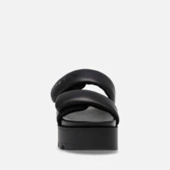 Steve Madden Butter Flatform Faux Leather Sandals -Vans Shoes Shop 14266584 1505034542176899