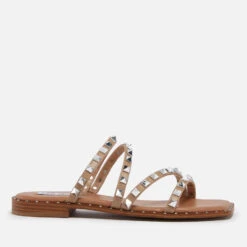 Steve Madden Skyler Stud Faux Leather Sandals