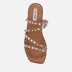 Steve Madden Skyler Stud Faux Leather Sandals -Vans Shoes Shop 14266640 8105038734351279