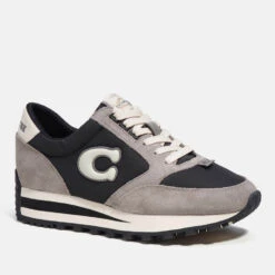 Coach Shell And Suede Running Style Trainers 7 Coach Shell And Suede Running Style Trainers -Vans Shoes Shop 14513215 5665056307097831