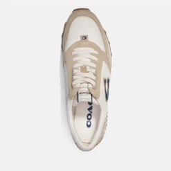Coach Women's Suede, Shell And Leather Trainers -Vans Shoes Shop 14513222 1515056307292612