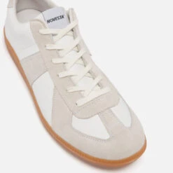 Novesta Men's German Army Leather And Suede Trainers -Vans Shoes Shop 14513383 2625051654347386