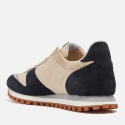 Novesta Men's Marathon Trail Suede And Canvas Trainers -Vans Shoes Shop 14513395 1505051654628513