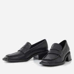 Vagabond Women's Blanca Leather Heeled Loafers -Vans Shoes Shop 14560804 1635052971143413