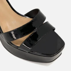 Dune Molten Leather Mid-Platform Sandals -Vans Shoes Shop 14567917 7265059929281343