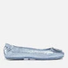 Tory Burch Women's Minnie Travel Leather Ballet Flats